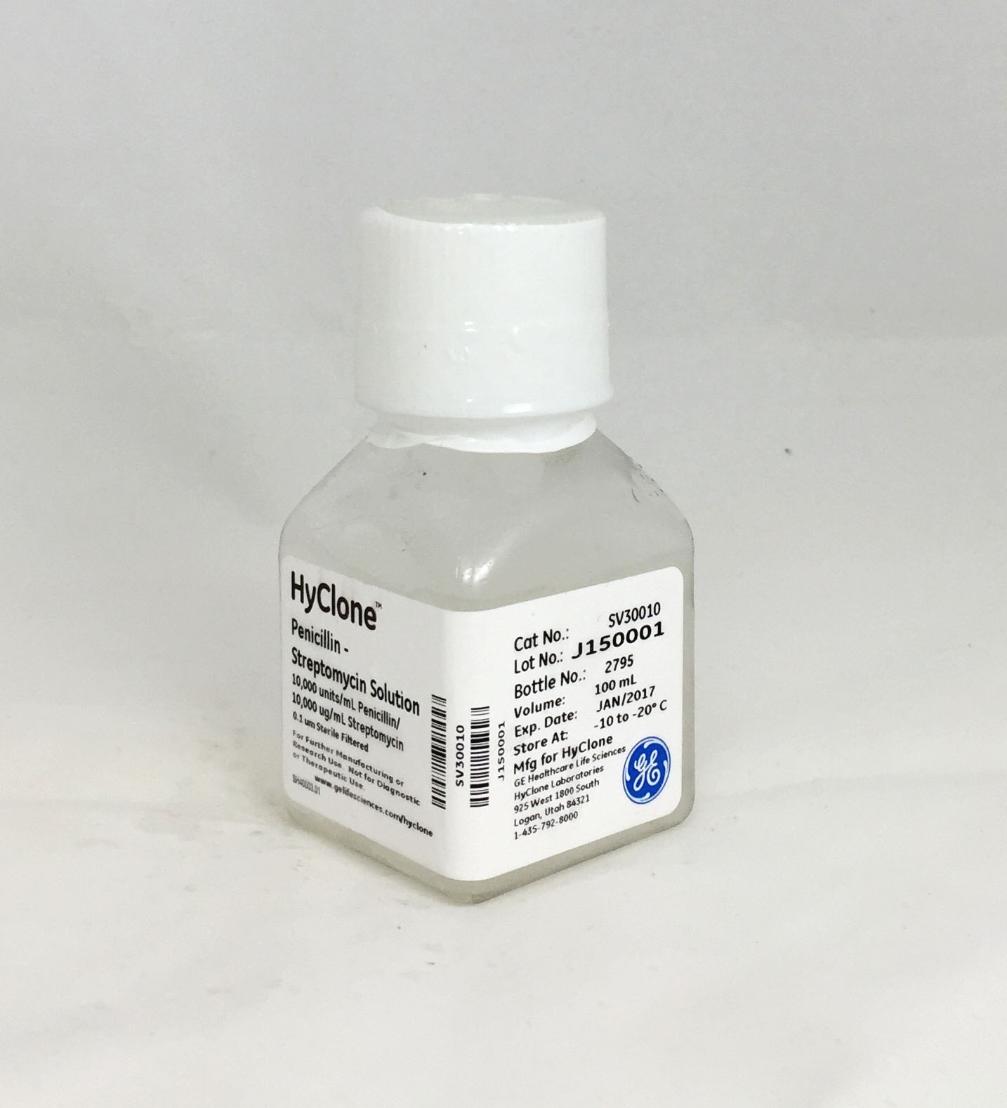 双抗,青霉素-链霉素溶液(美国原装进口),Penicillin-Streptomycin Solution  100ml   SV30010   HyClone